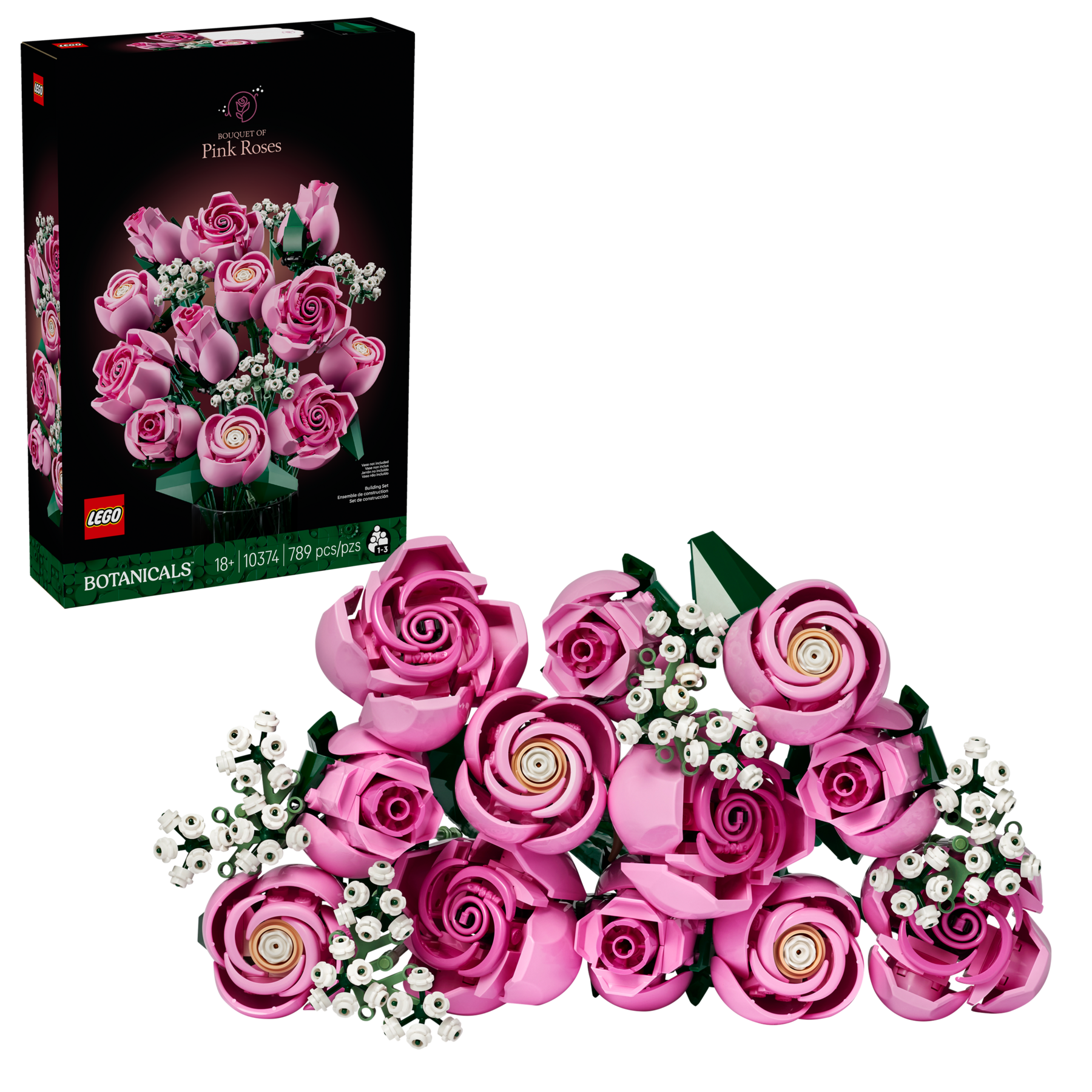 Lego Bouquet of Pink Roses