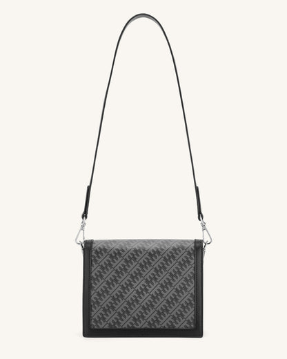 Jw Pei Fei Mini Flap Crossbody Iron Black