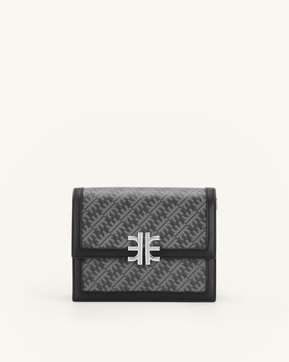 Jw Pei Fei Mini Flap Crossbody Iron Black