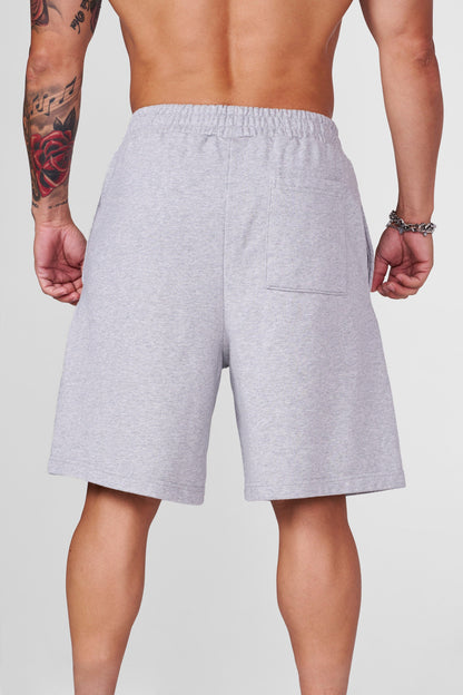 YoungLA 1042 - Heritage Baggy Shorts Heather Grey