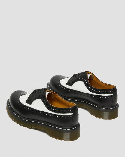 Dr. Martens 3989 Bex Smooth Leather Brogue Shoes Black - Mens