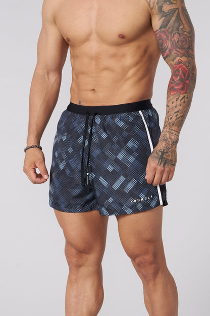 YoungLA 1051 - Ultra Running Shorts Black Pixels