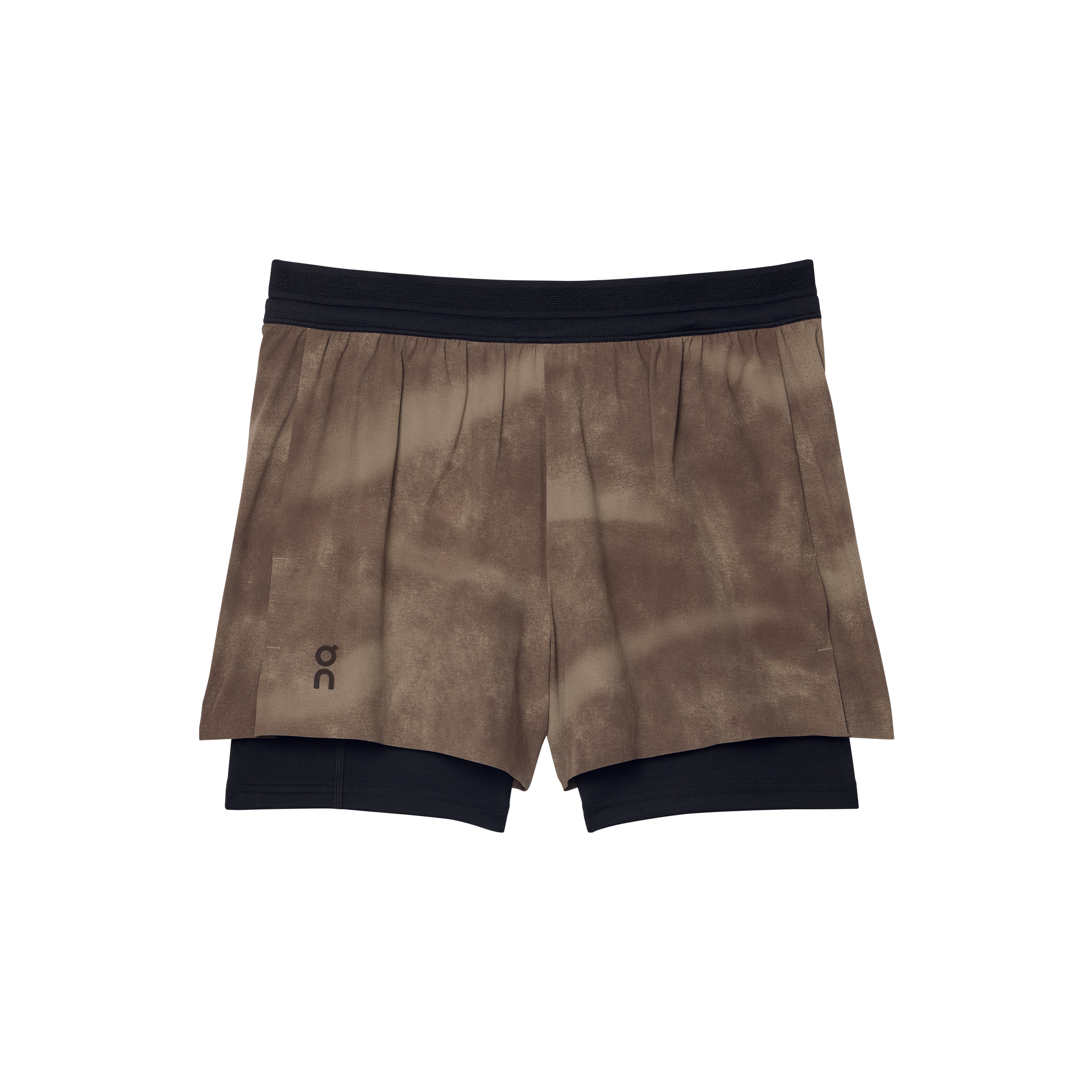 on 3" performance shorts aop Cinder | Black (Women's)