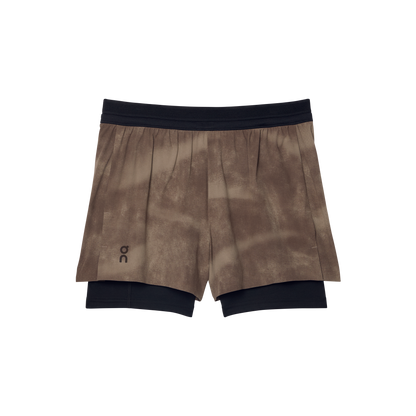 on 3" performance shorts aop Cinder | Black (Women's)
