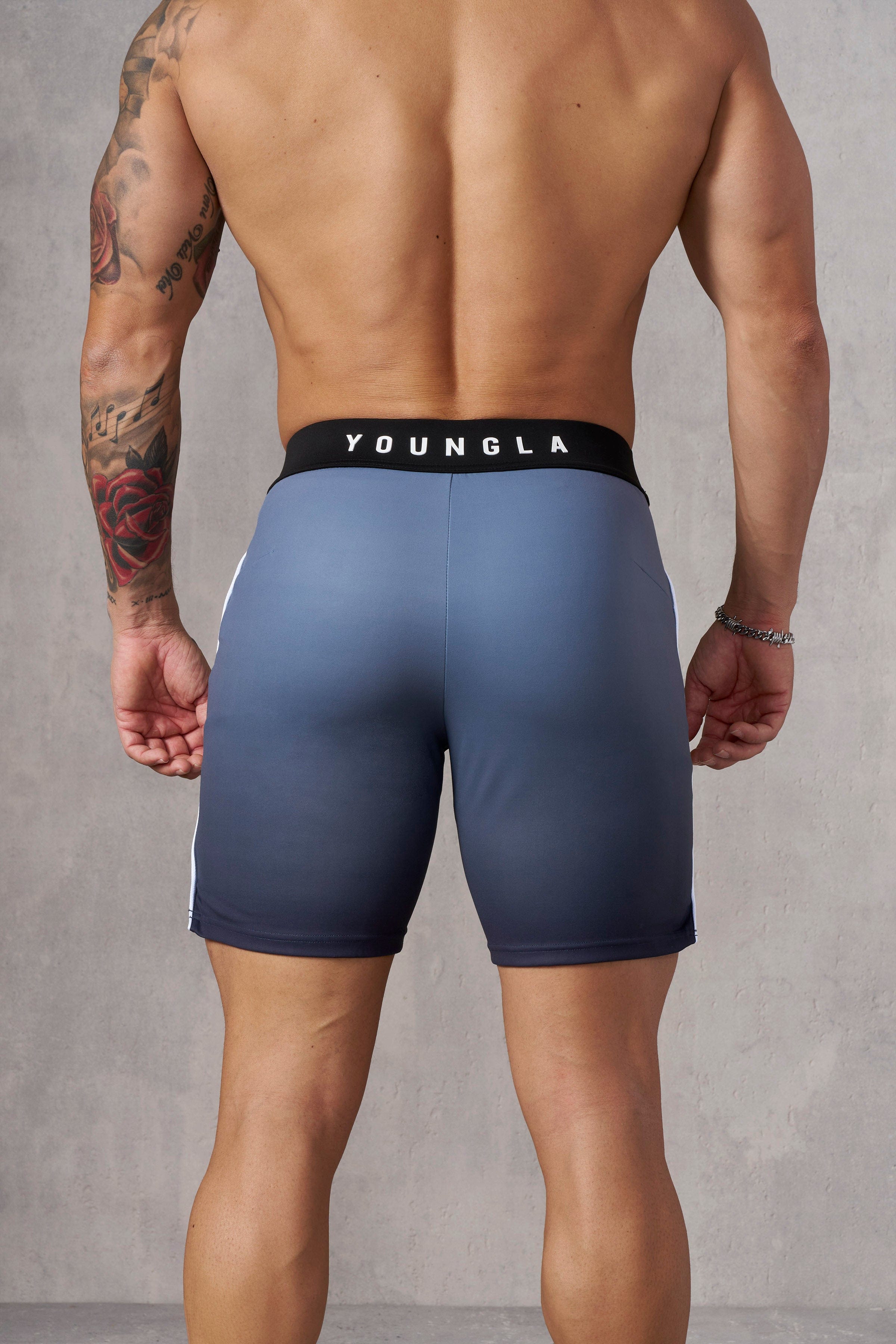 YoungLA 1067 - Men's physique Stage Shorts Black