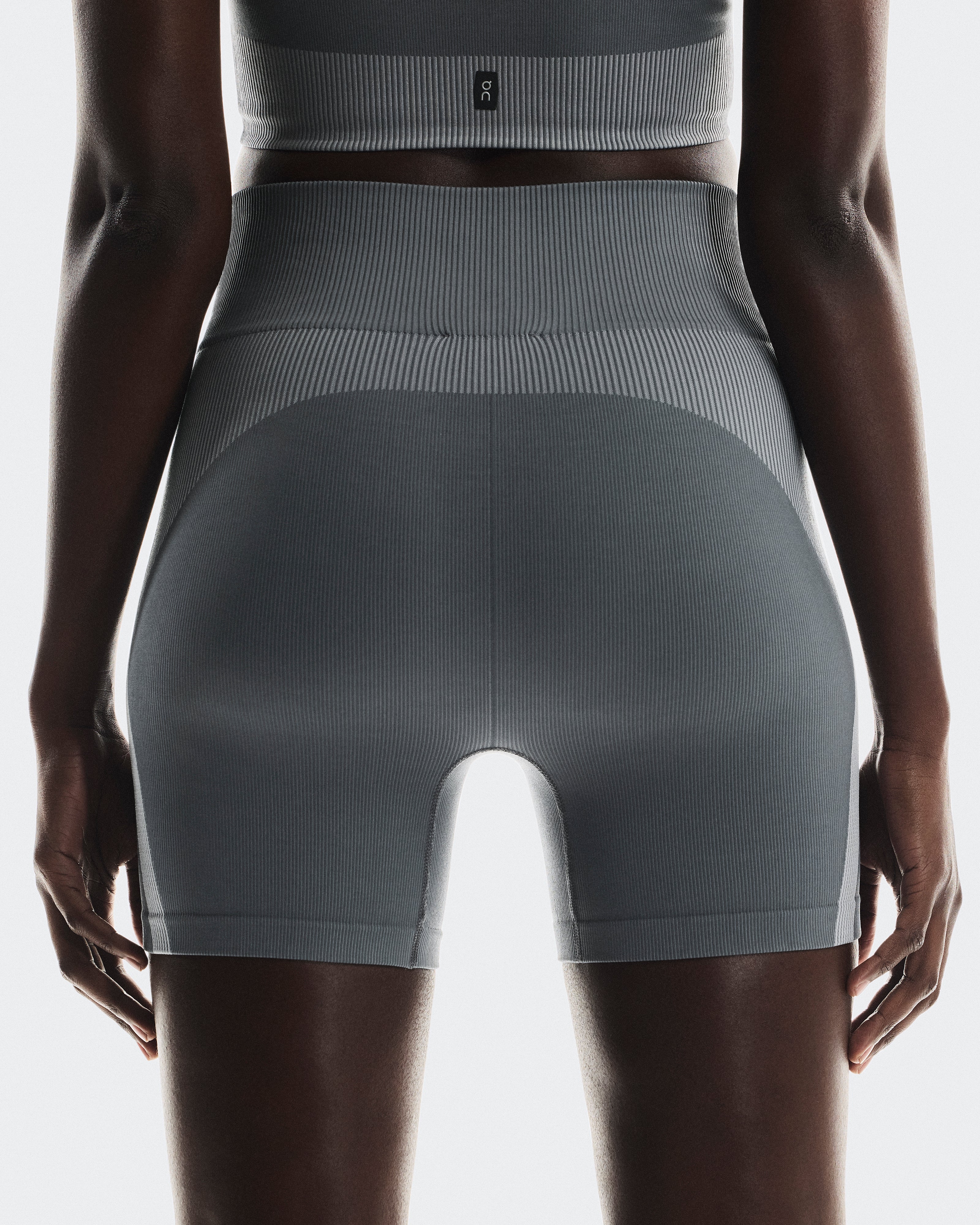 On Studio Knit Shorts Rock | Glacier (Women'S)