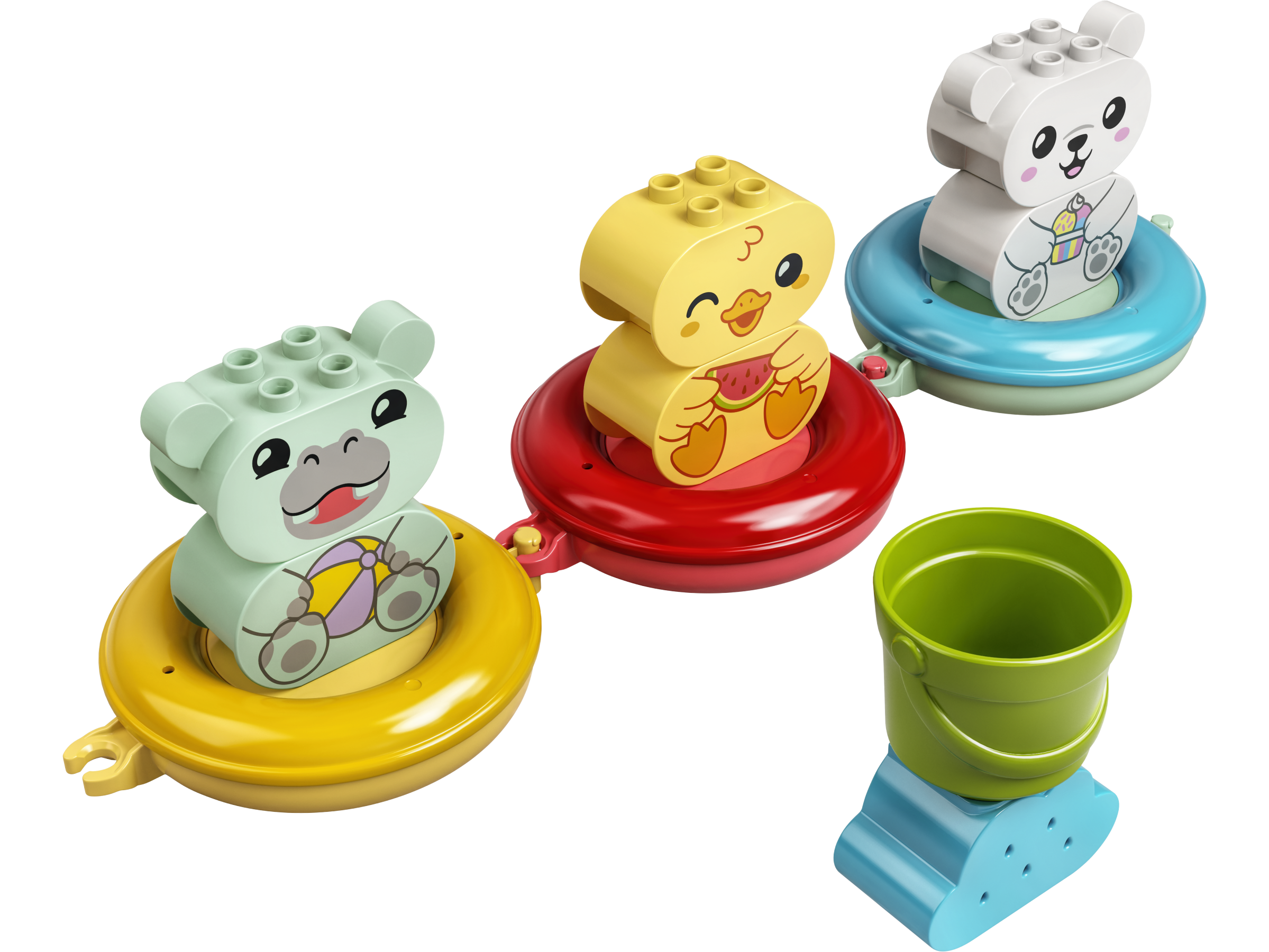 Lego Bath Time Fun Floating Animal Train