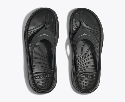 Hoka 'S Ora Recovery Flip Black Dark Gull Gray
