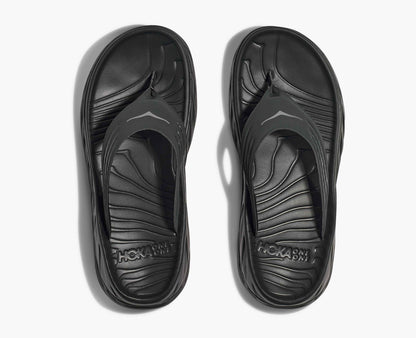 Hoka S Ora Recovery Flip Black Dark Gull Gray