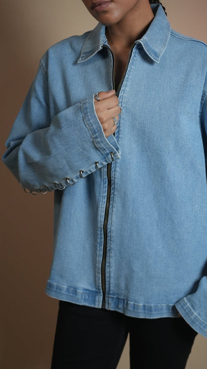 RING DENIM WOMEN'S JACKET [50/50 LIMITED EDITION]