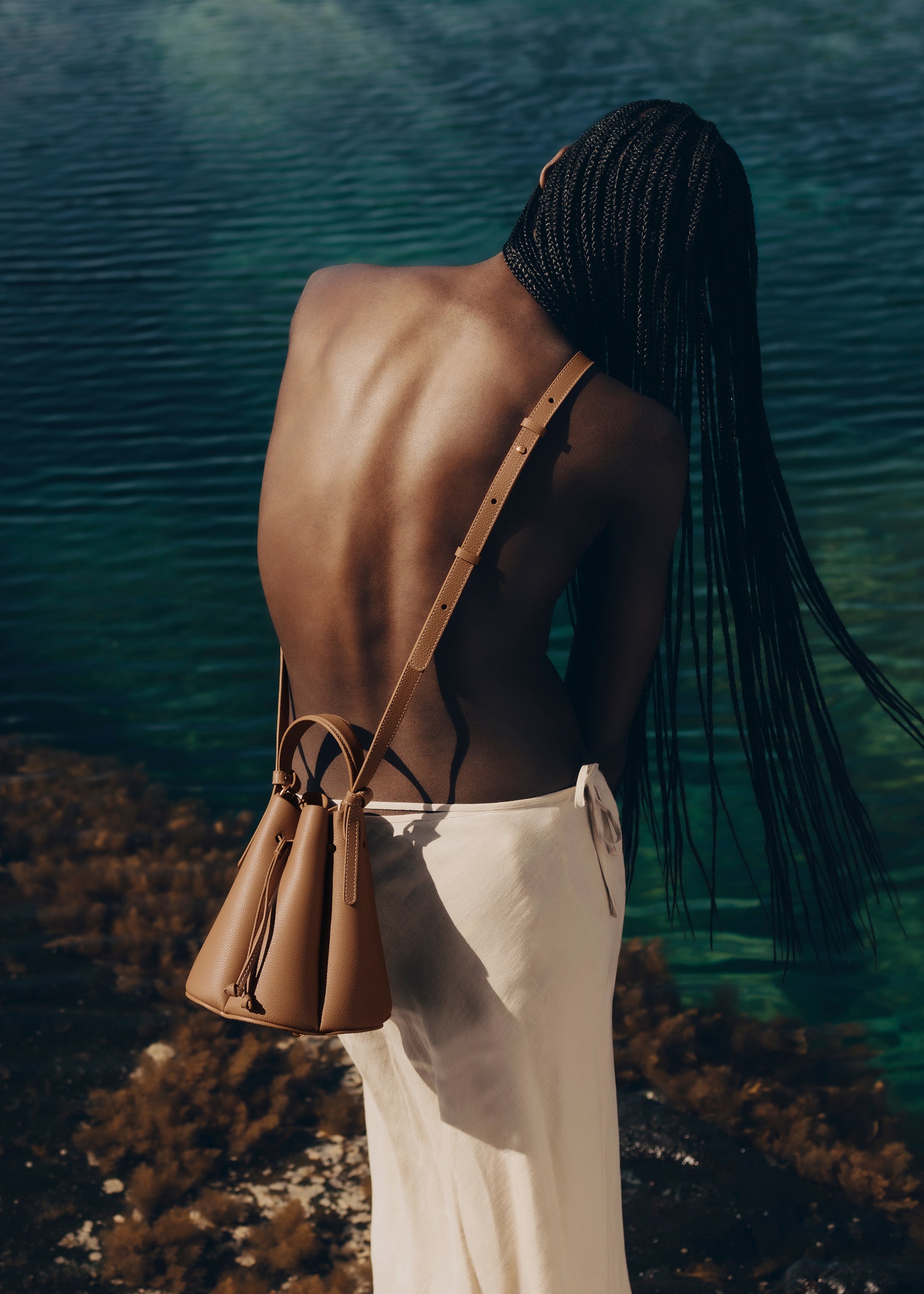 Polene Numero Huit Mini Textured Camel – Kicks Machine