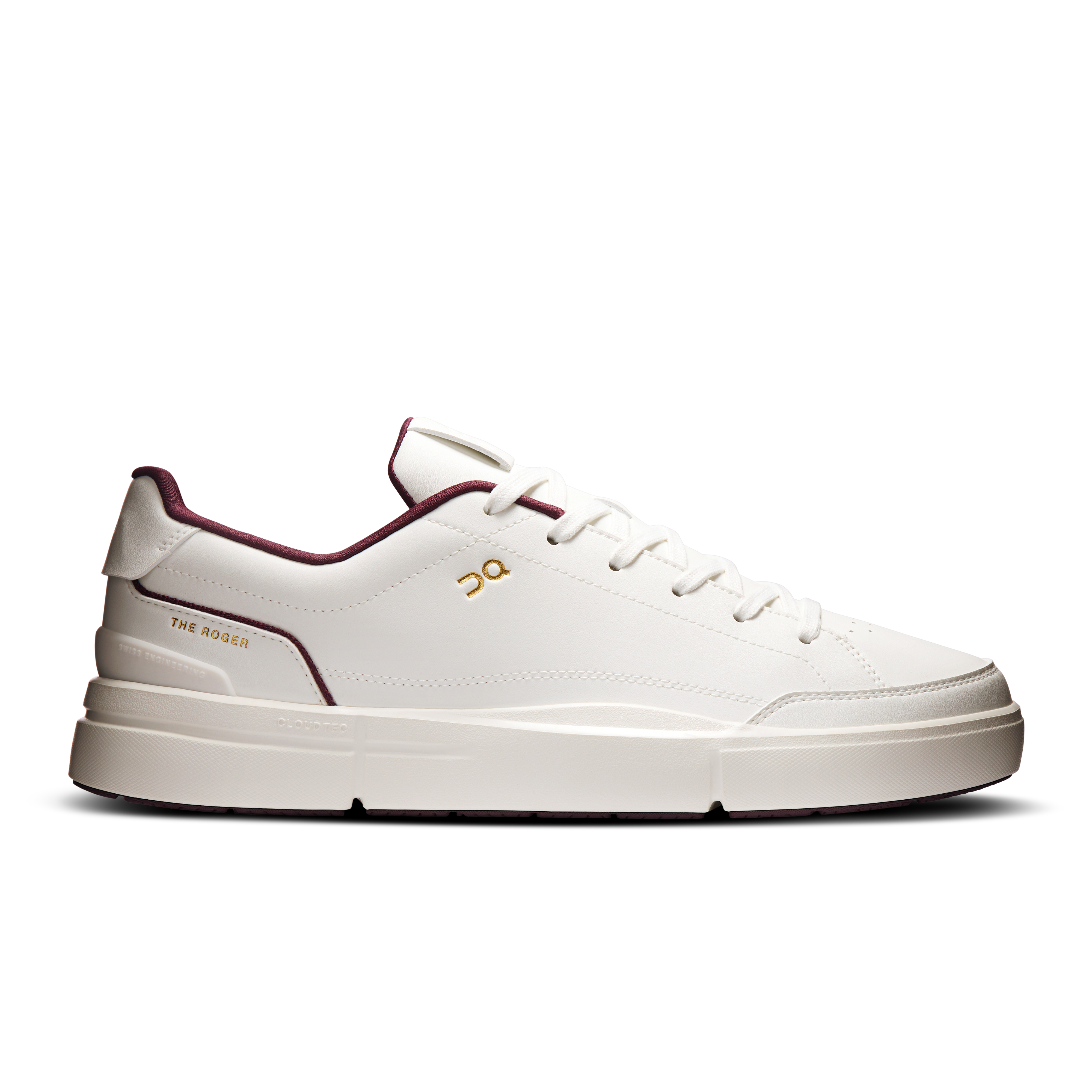 On The Roger Centre Court Ivory Maroon