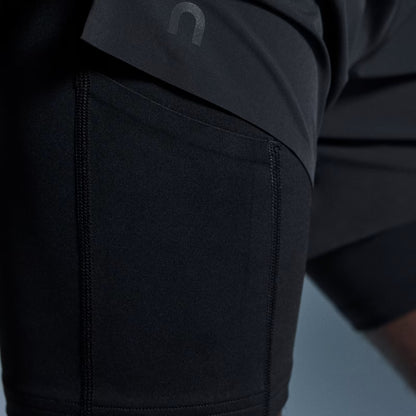 On 5" Performance 2/1 Shorts Black