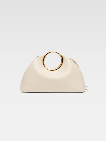 Jacquemus The Calino Nappa Leather Handbag Light Ivory