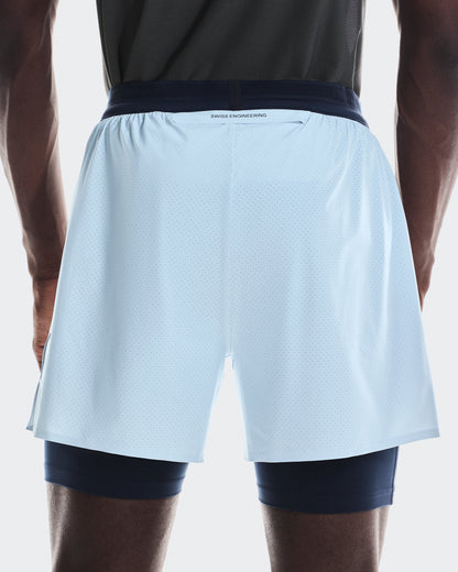 On 5" Performance 2/1 Shorts Arctic | Midnight