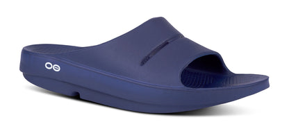 Oofos Women's Slide Navy