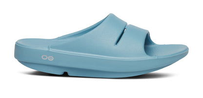 Oofos Men's Slide Ocean Blue