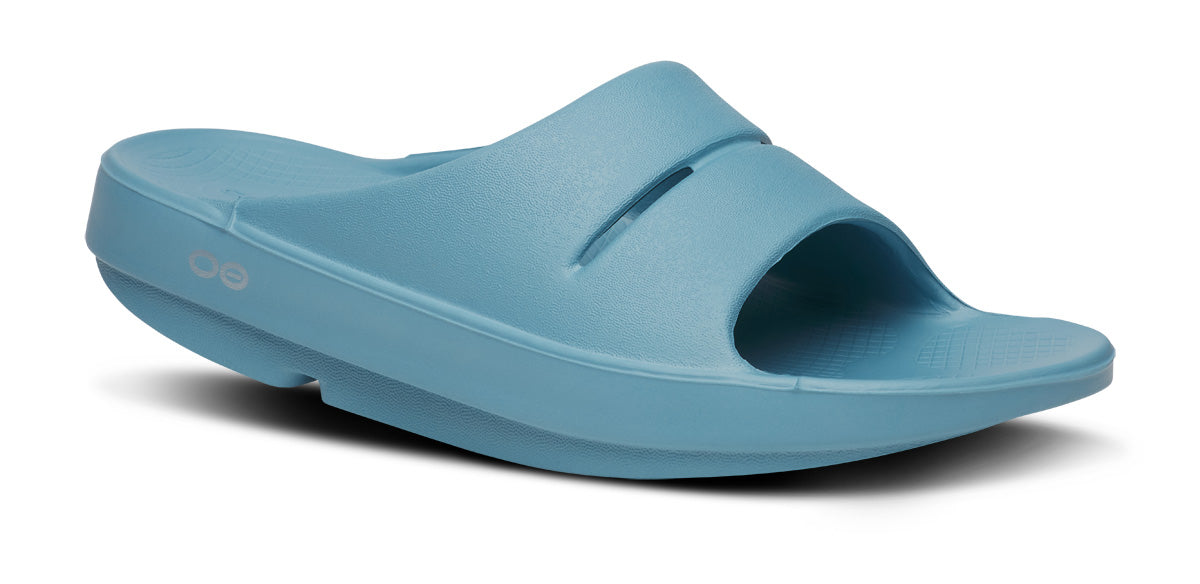 Oofos Women's Slide Ocean Blue