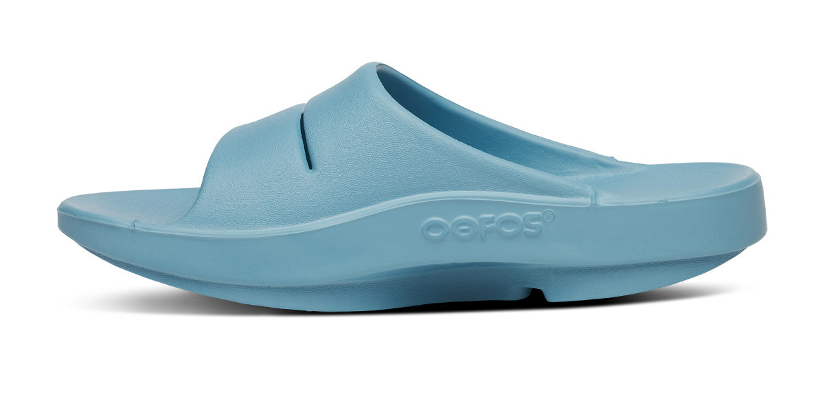 Oofos Men's Slide Ocean Blue