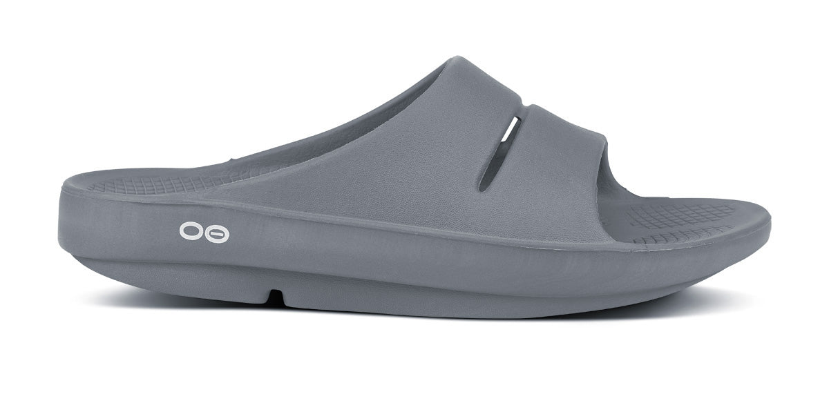 Oofos Men's Slide Slate