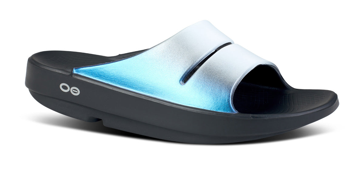 Oofos Women's Luxe Slide Frost