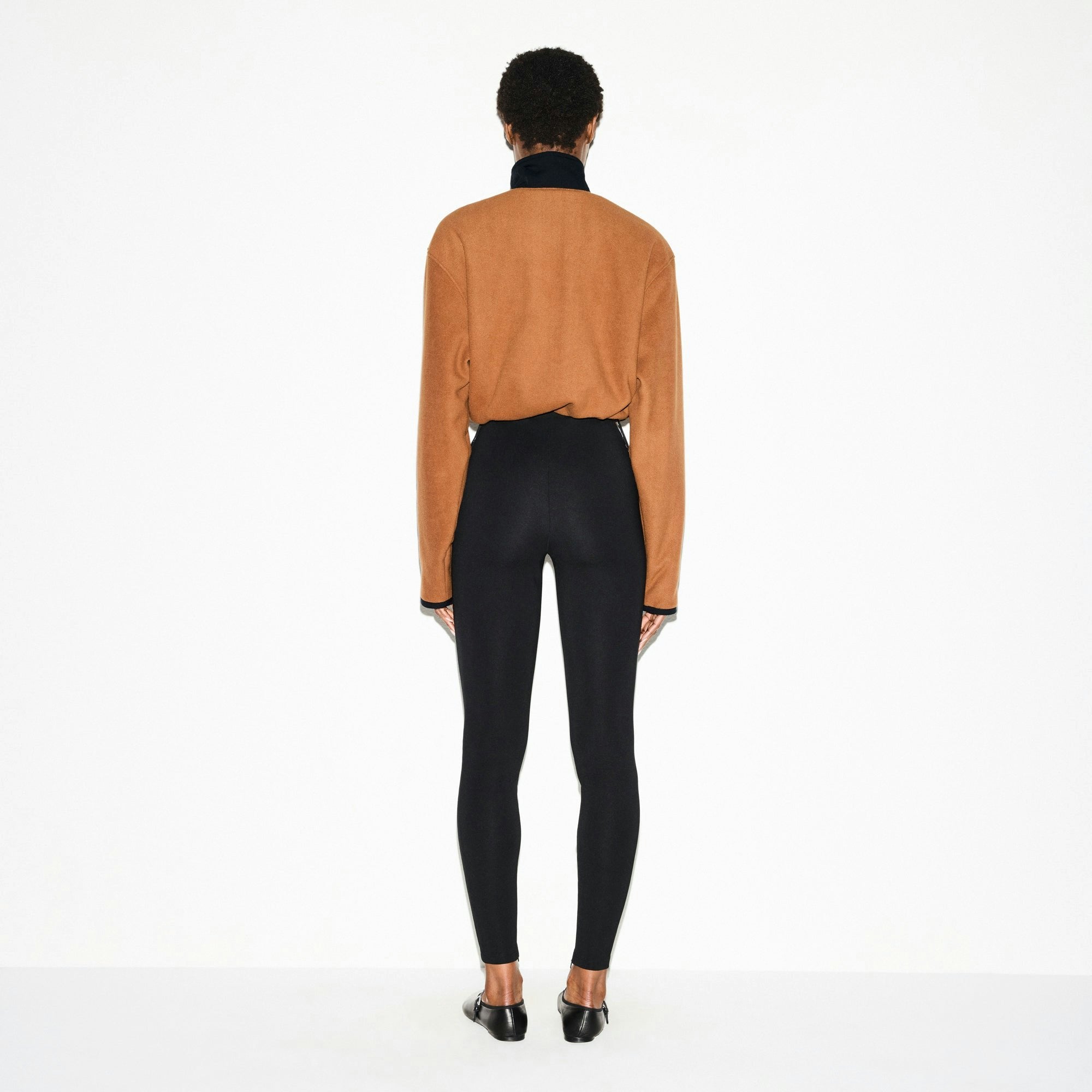 Skims Outdoor Fleece Half Zip Pullover Chai