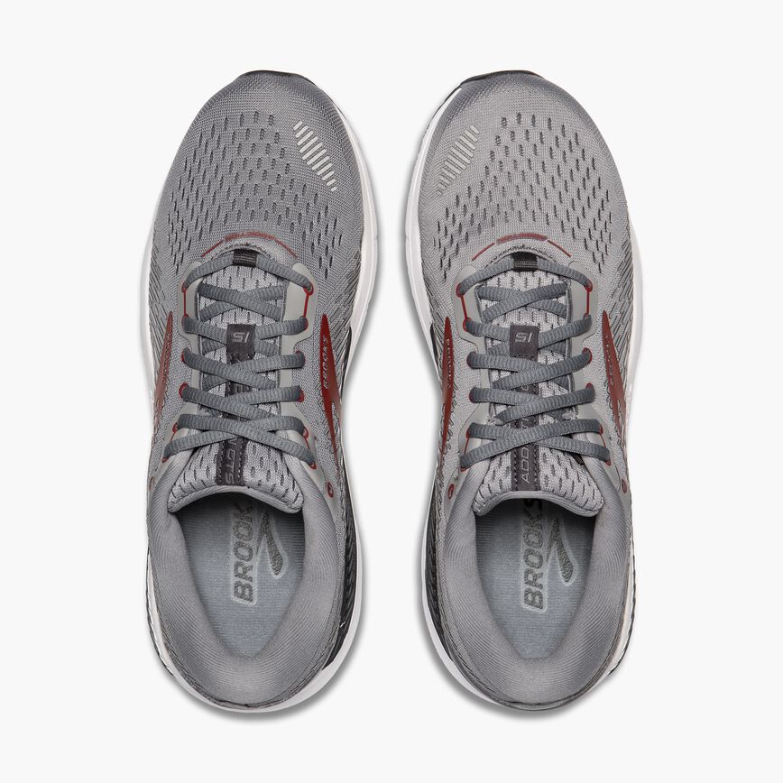 Brooks Addiction GTS 15 Grey/Ebony/Chili Oil