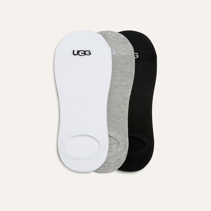 Ugg Oliver No Show 3 Pack White / Grey / Black