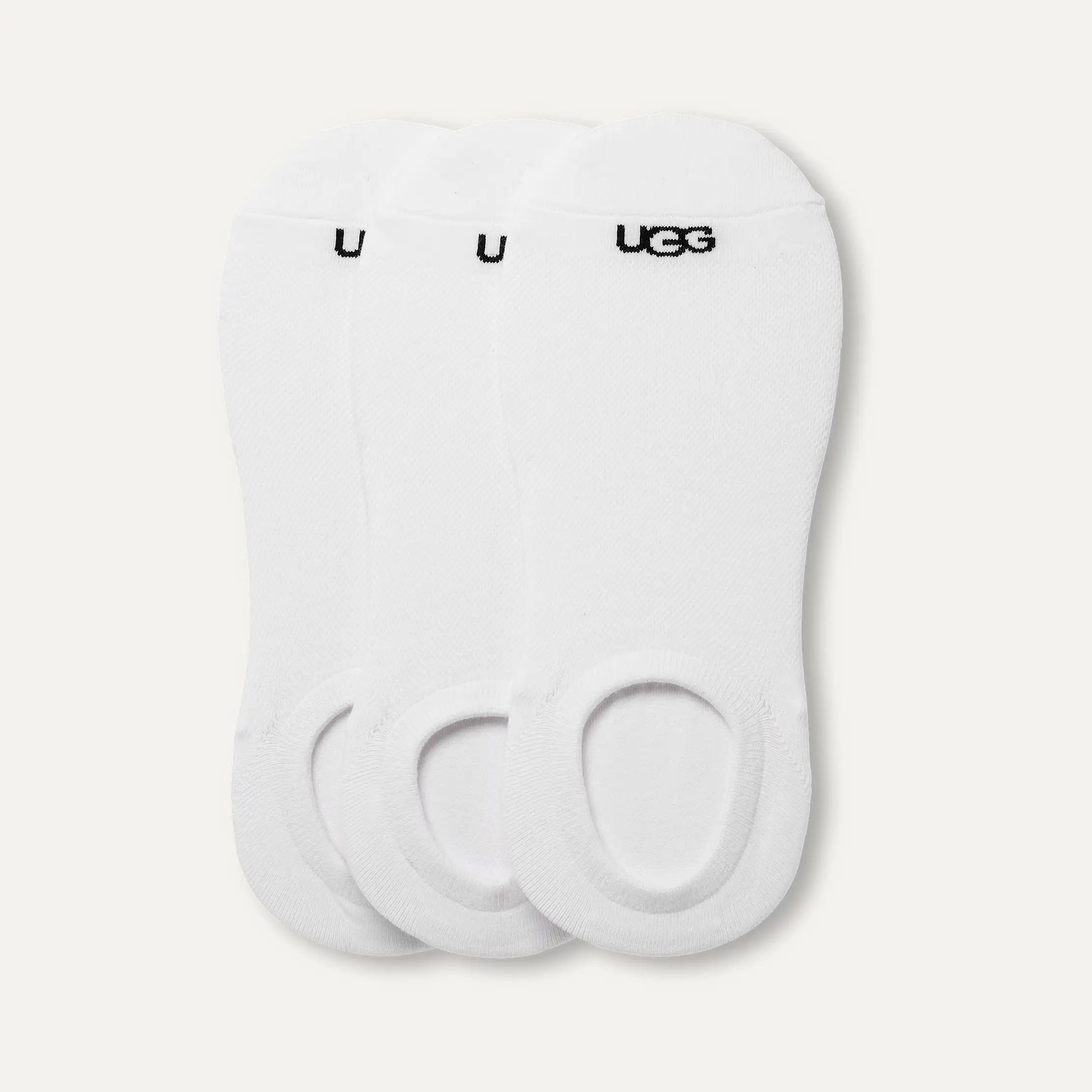 Ugg Oliver No Show 3 Pack White