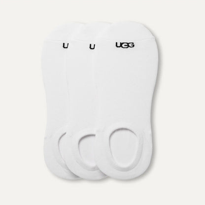 Ugg Oliver No Show 3 Pack White