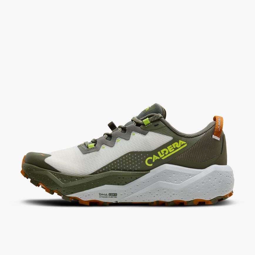 Brooks Caldera 8 Dusty Olive/Lime/Oyster