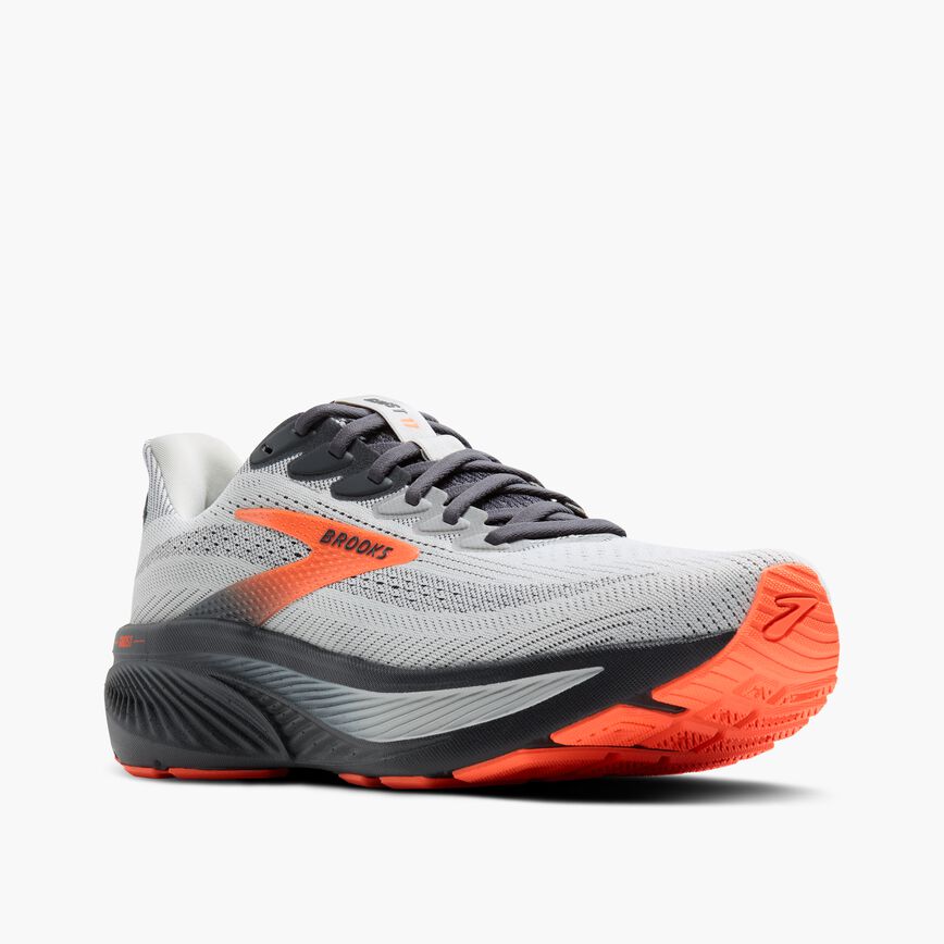 Brooks Ghost 17 Oyster Mushroom/Orange/Ebony