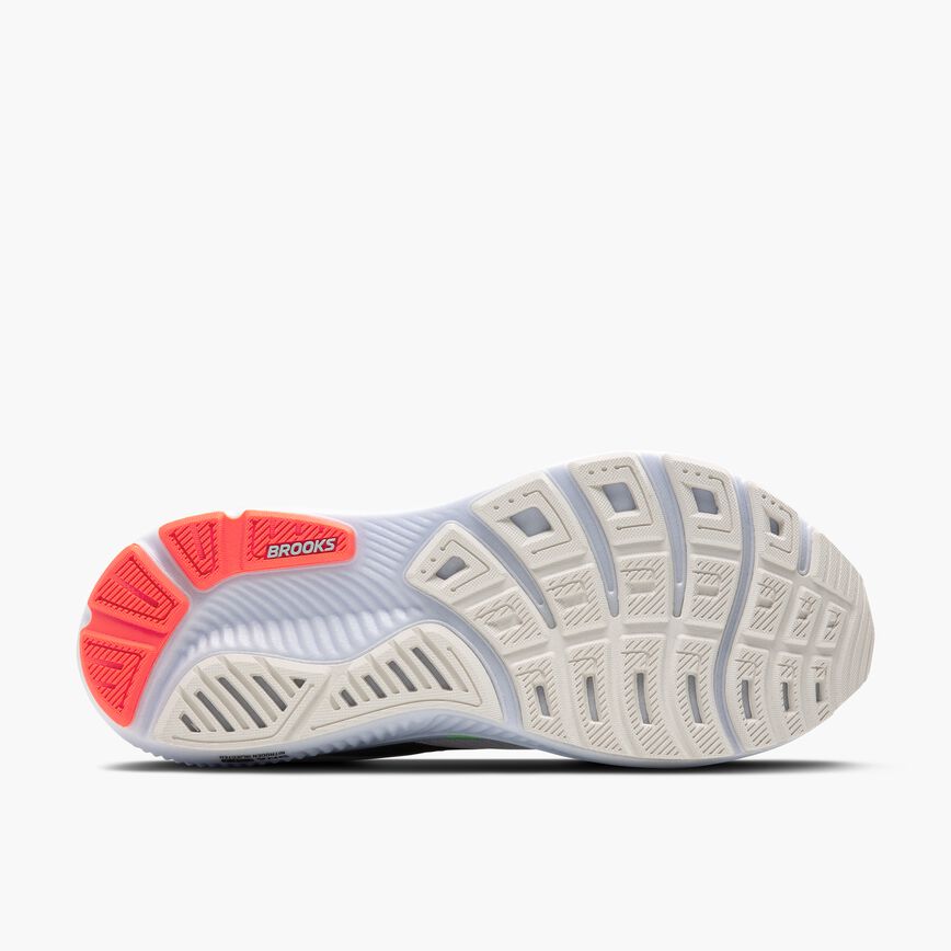 Brooks Ghost 17 White/Pink Clay/Gecko