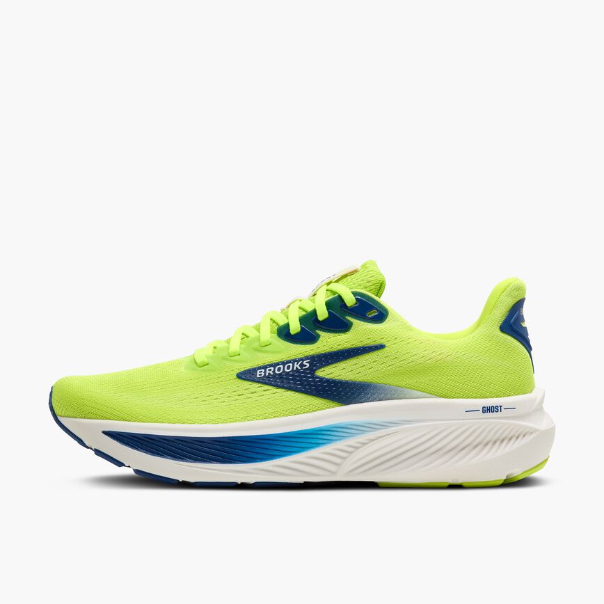 Brooks Ghost 17 Acid Lime/Navy/White