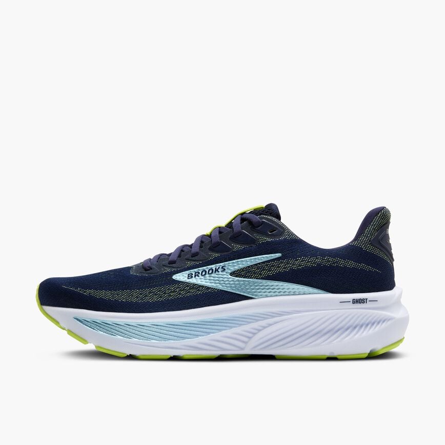 Brooks Ghost 17 Peacoat/Lime/Blue