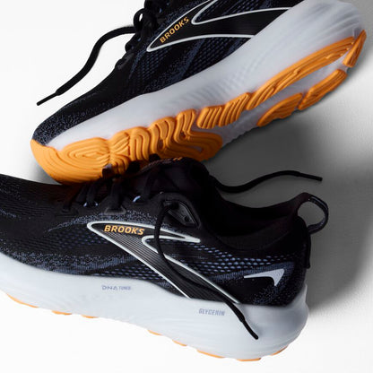 Brooks Glycerin 22 Black/Country Blue/Orange Pop