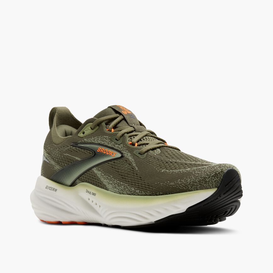 Brooks Glycerin 22 Dusty Olive/Tea/Orange