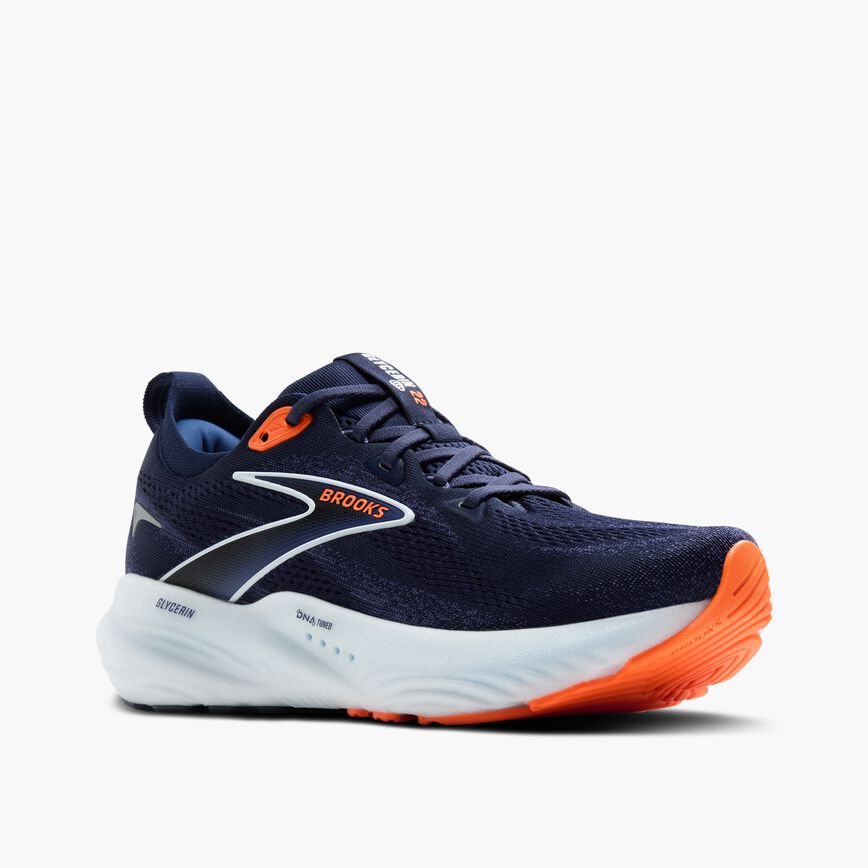 Brooks Glycerin 22 Peacoat/Blue Ribbon/Orange