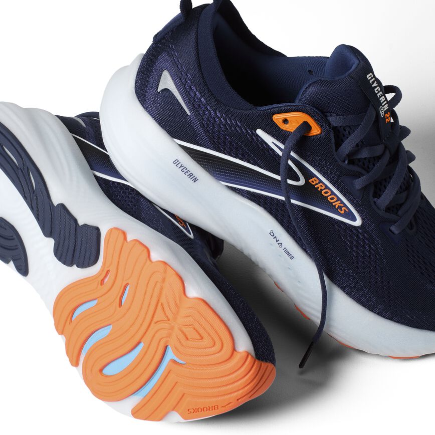 Brooks Glycerin 22 Peacoat/Blue Ribbon/Orange