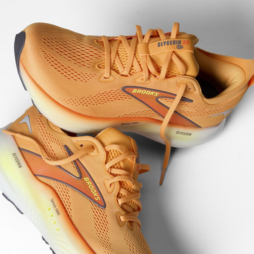 Brooks Glycerin 22 Orange/Nightlife/White