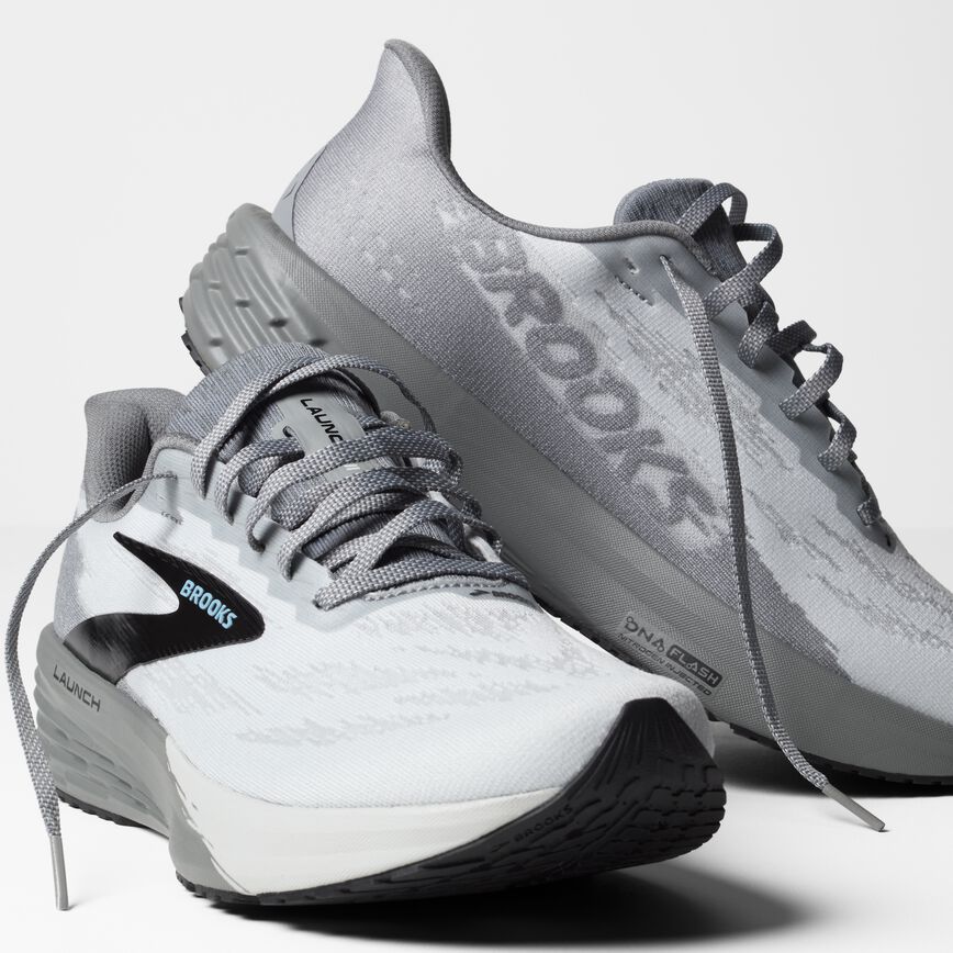 Brooks Launch 11 Oyster/Primer Gray/Blue