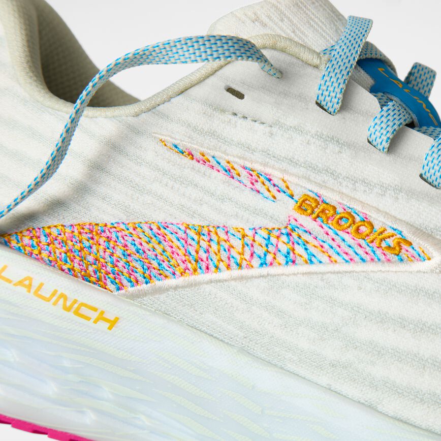 Brooks Launch 11 White/Murmur/Blithe