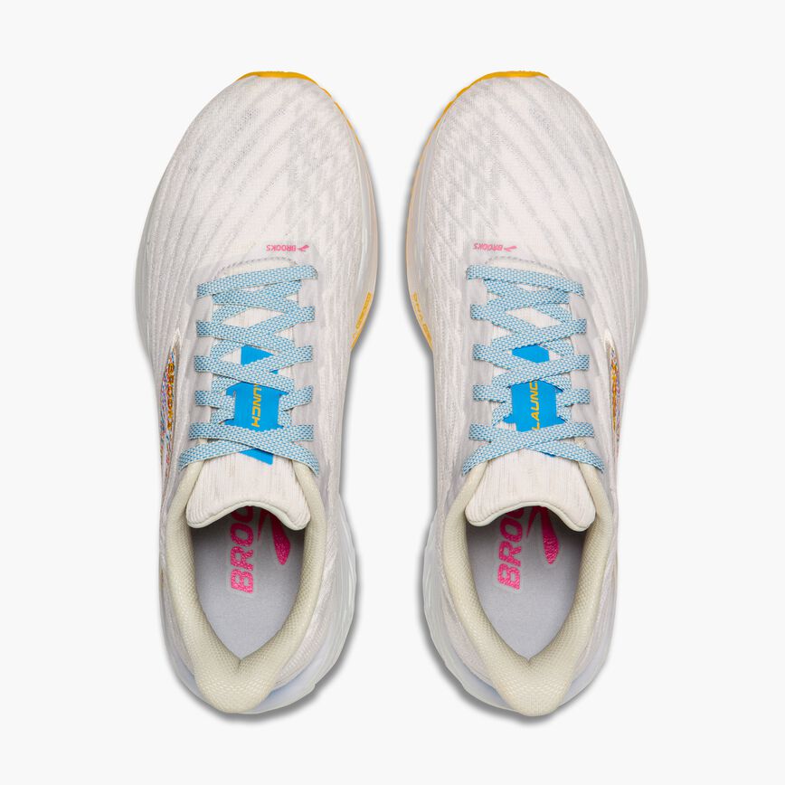Brooks Launch 11 White/Murmur/Blithe