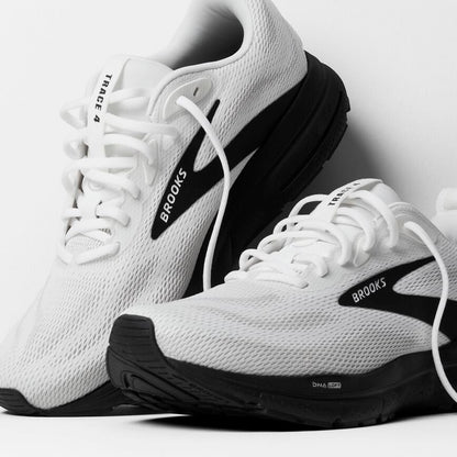Brooks Trace 4 Bright White/Oyster/Black