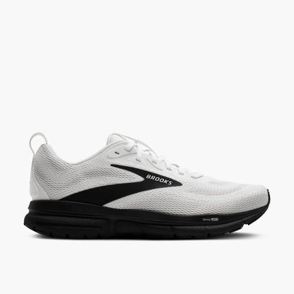 Brooks Trace 4 Bright White/Oyster/Black