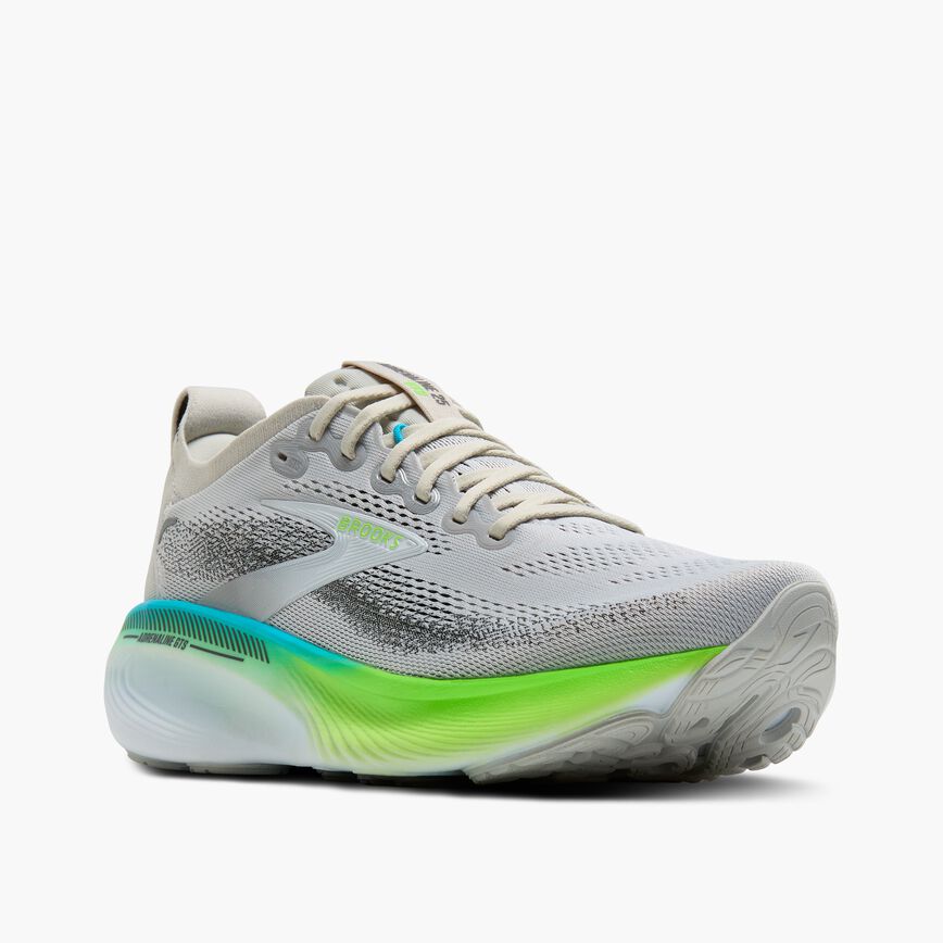 Brooks Adrenaline GTS 25 Oyster/Green Gecko/Blue