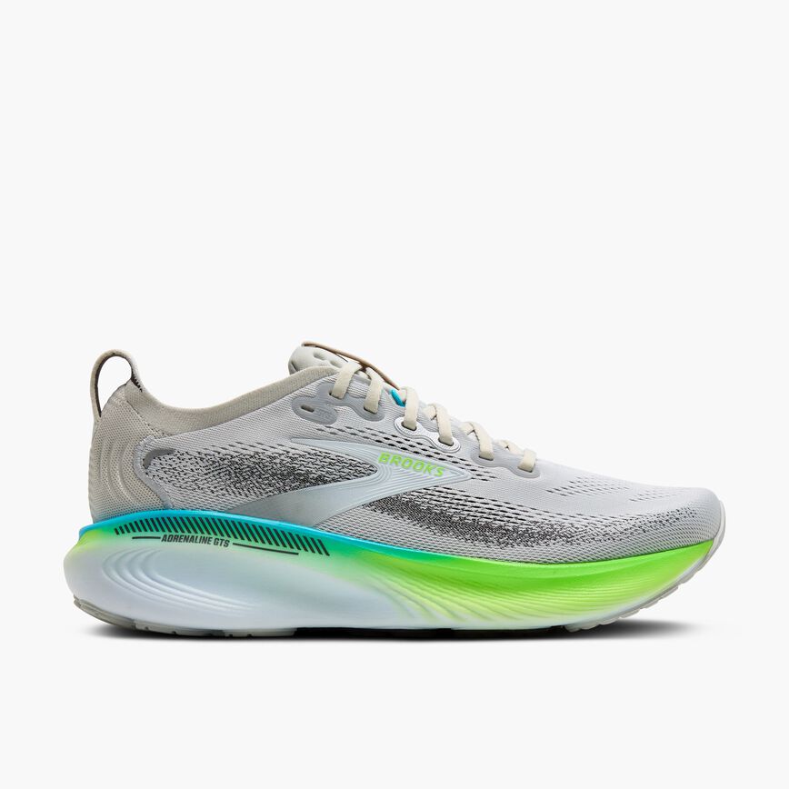 Brooks Adrenaline GTS 25 Oyster/Green Gecko/Blue