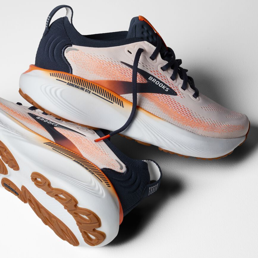 Brooks Adrenaline GTS 25 White/Spellbound/Orange