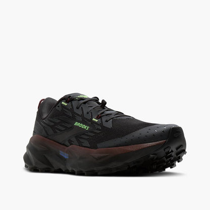 Brooks Cascadia 19 Phantom/Rum Raisin/Green