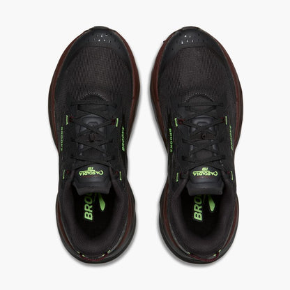 Brooks Cascadia 19 Phantom/Rum Raisin/Green
